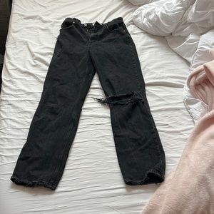 Abercrombie black washed jeans